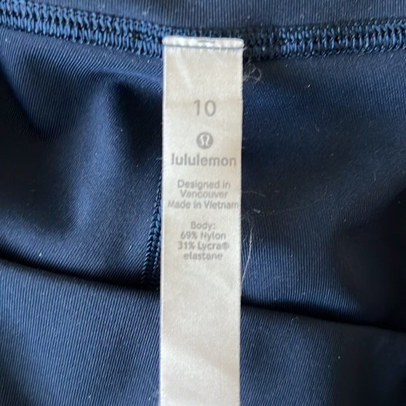 lululemon Wunder Under Navy Leggings - Picture 3 of 4